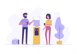 Employees Talking